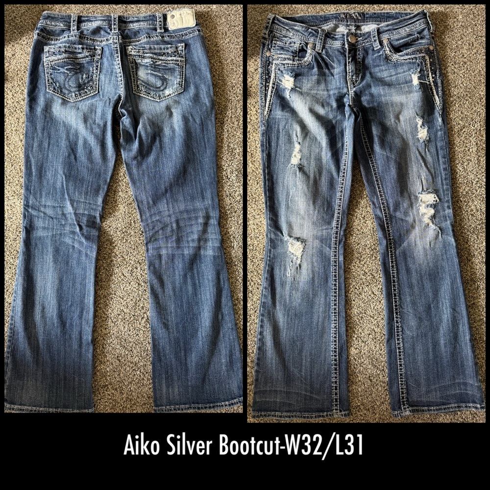 Silver jeans